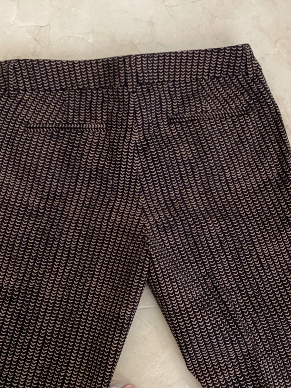 WILLI SMITH - BLACK/TAN COTTON PANTS - SIZE 8 - Picture 6 of 6